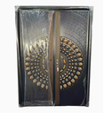 Wooden Sliding Aluminium Smart Lock Security Steel Door
